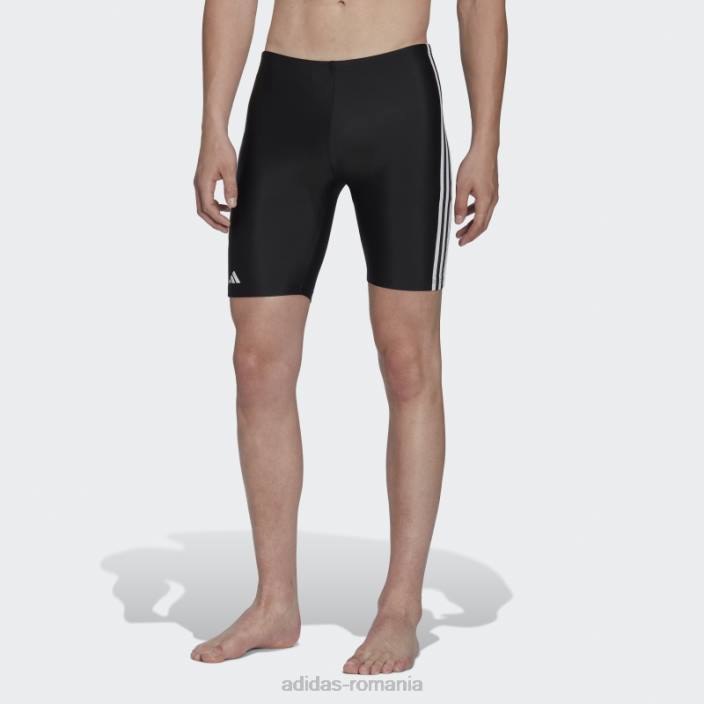 Adidas jammer de înot clasic negru cu 3 dungi bărbați alb negru 2JBN13504