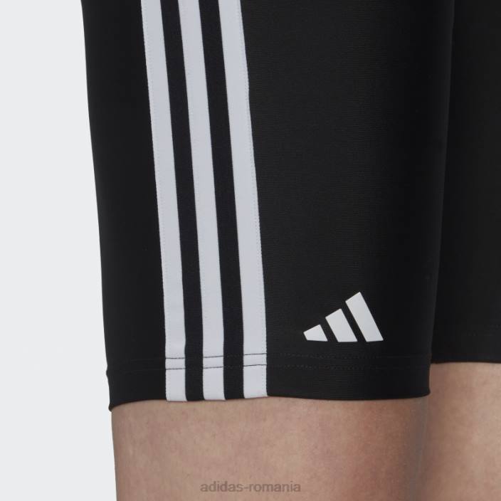Adidas jammer de înot clasic negru cu 3 dungi bărbați alb negru 2JBN13504