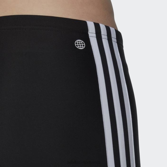 Adidas jammer de înot clasic negru cu 3 dungi bărbați alb negru 2JBN13504