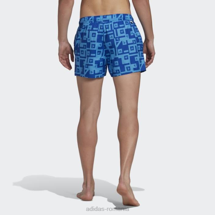 Adidas pantaloni scurți de baie grafic albastru regal bărbați albastru regal 2JBN14798