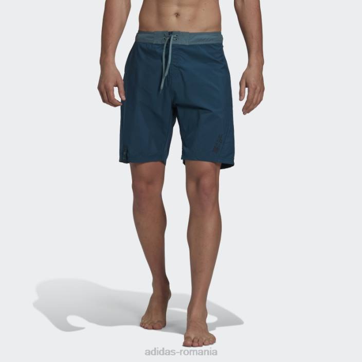 Adidas pantaloni scurți de baie parley verzi bărbați verde/portocaliu 2JBN14960