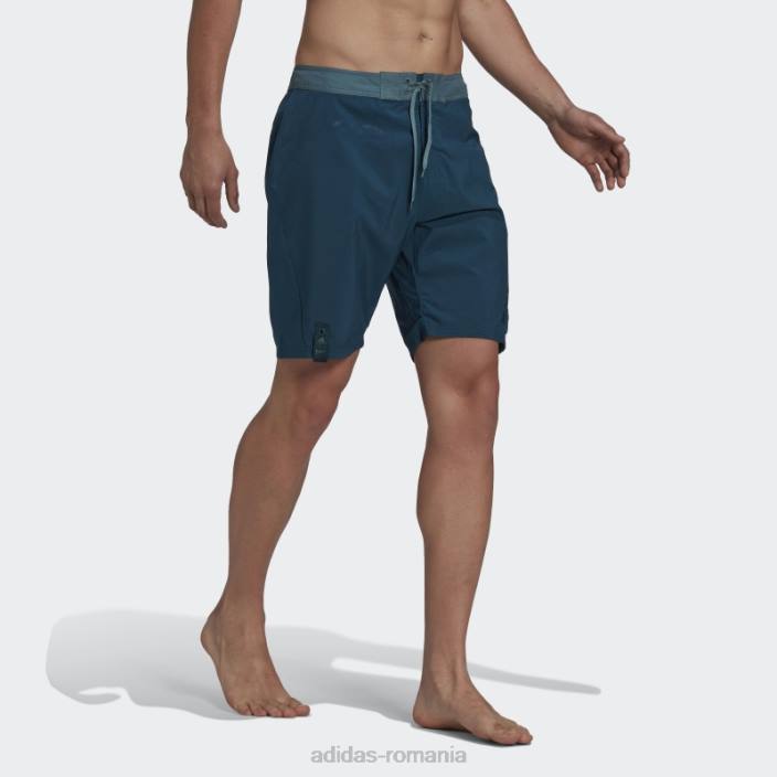 Adidas pantaloni scurți de baie parley verzi bărbați verde/portocaliu 2JBN14960