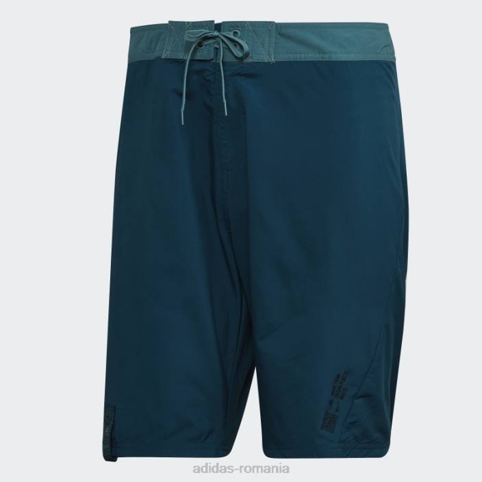 Adidas pantaloni scurți de baie parley verzi bărbați verde/portocaliu 2JBN14960