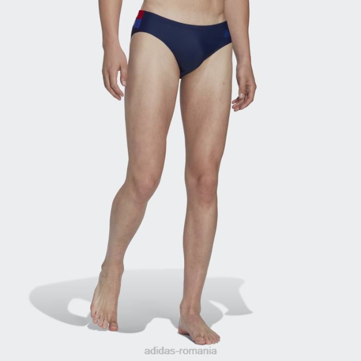 Adidas trunchi de baie colorblock bleumarin adidas bărbați bleumarin/stacojiu 2JBN13779