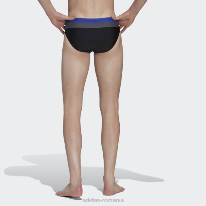 Adidas trunchi de baie negru colorblock adidas bărbați negru/albastru 2JBN13815