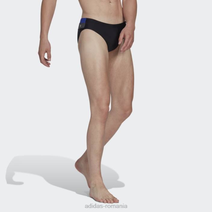 Adidas trunchi de baie negru colorblock adidas bărbați negru/albastru 2JBN13815