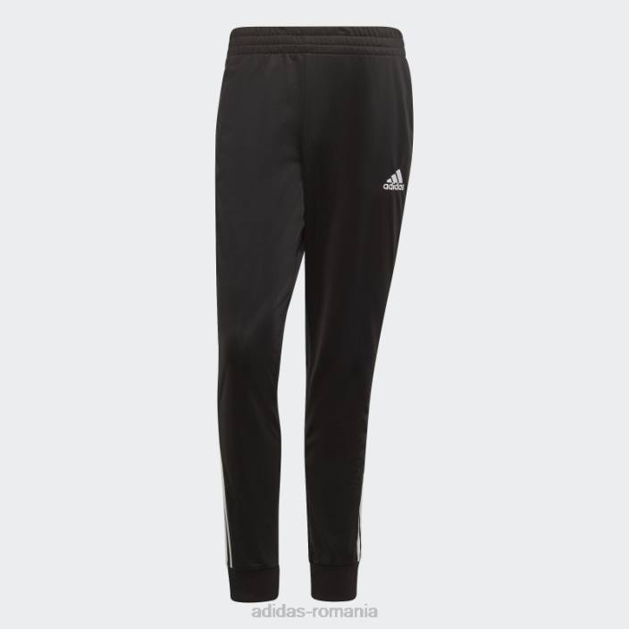 Adidas costum de trening cu 3 dungi alb bărbați alb negru 2JBN1710