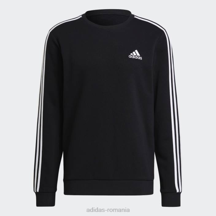 Adidas hanorac fleece essentials cu 3 dungi negru adidas bărbați alb negru 2JBN1206