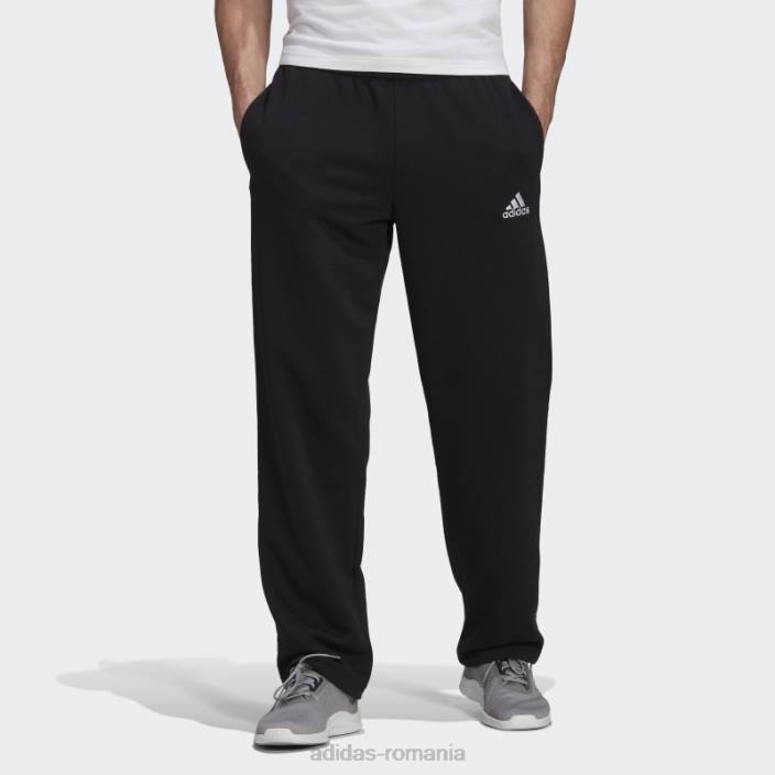 Adidas pantaloni fleece essentials negri adidas bărbați negru 2JBN1536