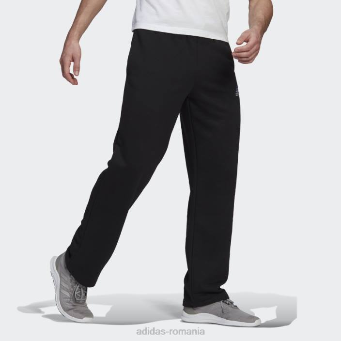 Adidas pantaloni fleece essentials negri adidas bărbați negru 2JBN1536