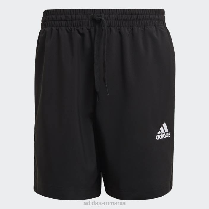 Adidas pantaloni scurți negri aeroready essentials chelsea cu logo mic bărbați alb negru 2JBN1451
