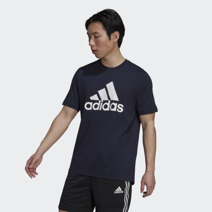 Adidas Aeroready proiectat 2 move feelready sport logo tricou cerneală adidas bărbați cerneală/alb 2JBN5082
