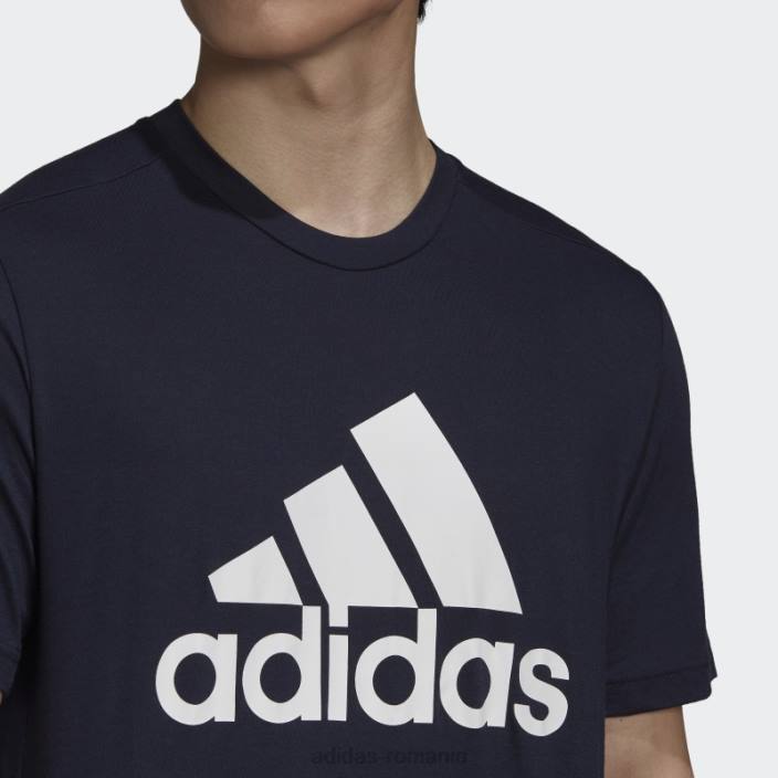 Adidas Aeroready proiectat 2 move feelready sport logo tricou cerneală adidas bărbați cerneală/alb 2JBN5082