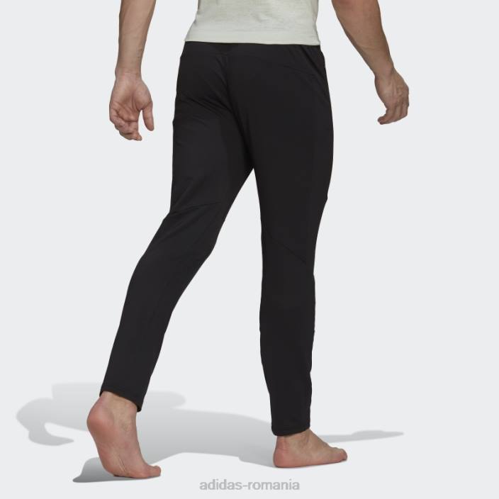 Adidas Aeroready yoga 7/8 pantaloni de jogging negri adidas bărbați negru 2JBN14586