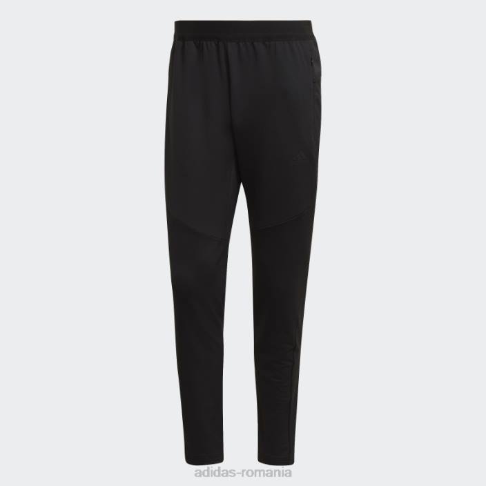 Adidas Aeroready yoga 7/8 pantaloni de jogging negri adidas bărbați negru 2JBN14586