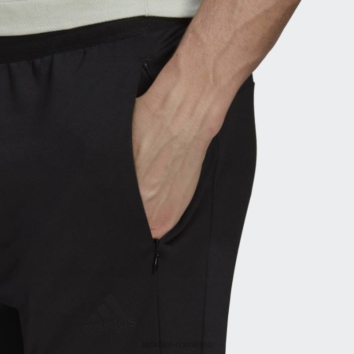 Adidas Aeroready yoga 7/8 pantaloni de jogging negri adidas bărbați negru 2JBN14586