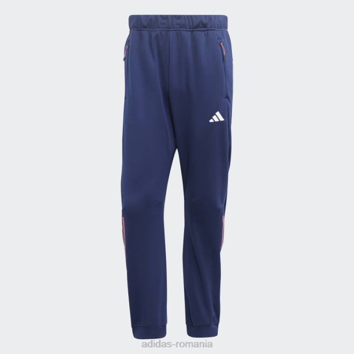 Adidas Joggeri de antrenament cu 3 dungi albastru închis bărbați albastru inchis 2JBN13576