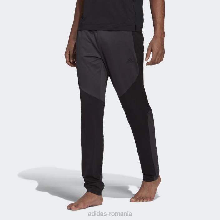 Adidas Joggeri de antrenament yoga carbon bărbați carbon 2JBN14590
