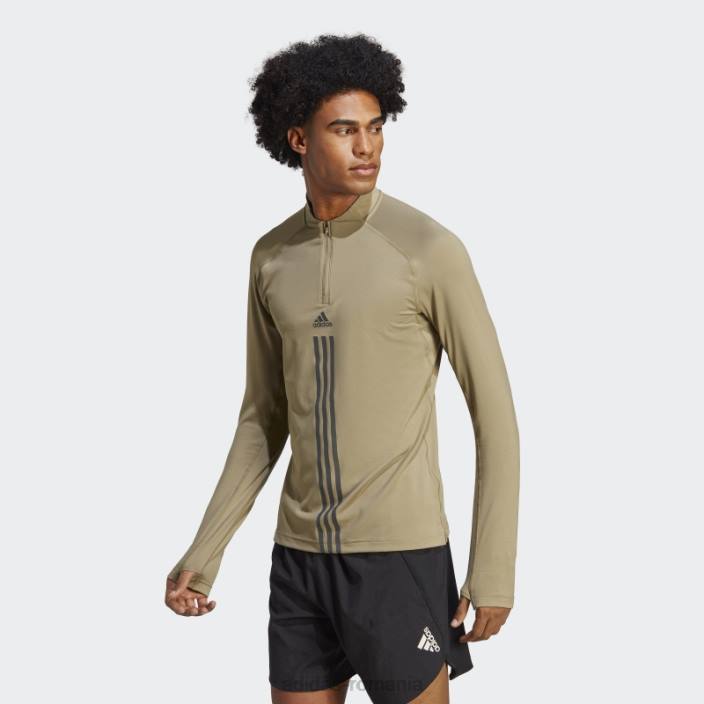 Adidas Orbit verde alphastrength 1/4 fermoar top cu mânecă lungă adidas bărbați orbita verde 2JBN1653