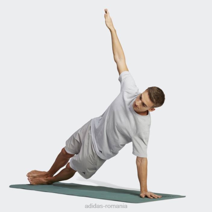 Adidas Pantaloni scurți 2-în-1 pentru antrenament yoga mgh, gri solid bărbați mgh solid gri/alb 2JBN14494