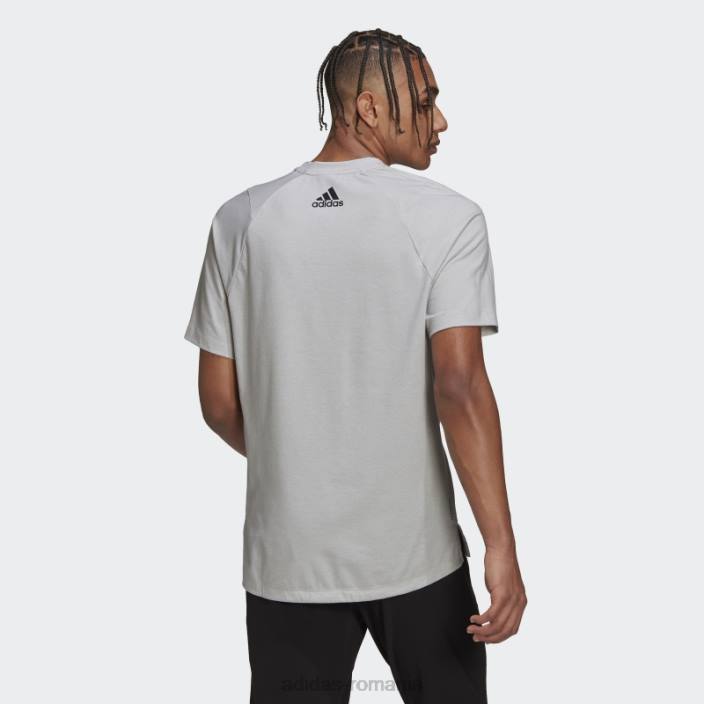 Adidas Tren icons 3-bar tricou de antrenament gri bărbați gri 2JBN5750