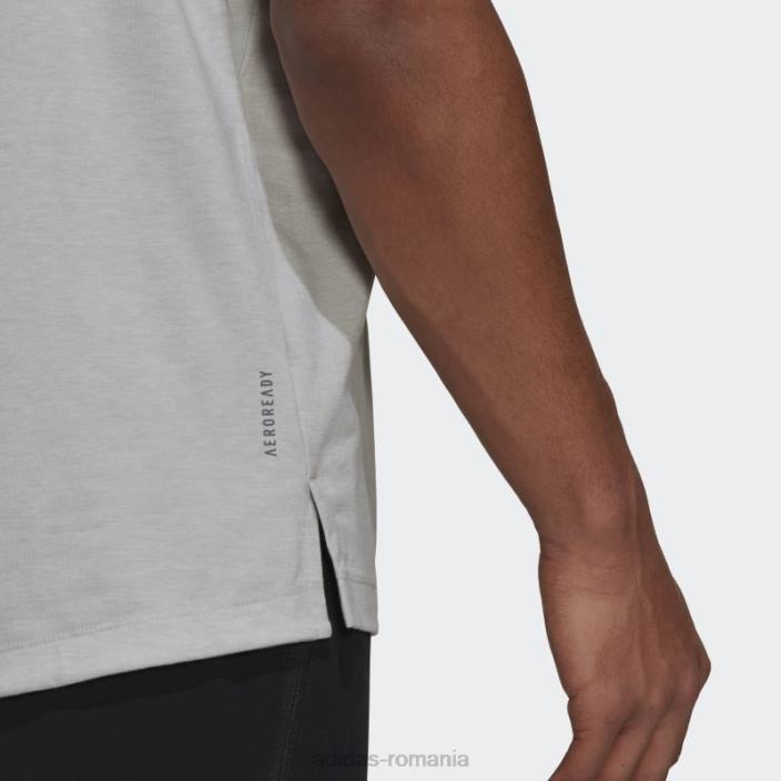 Adidas Tren icons 3-bar tricou de antrenament gri bărbați gri 2JBN5750