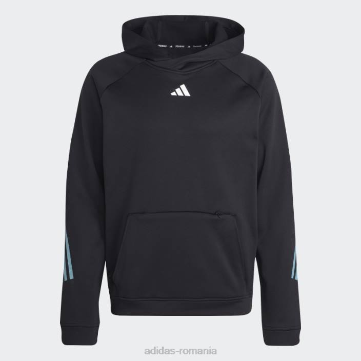 Adidas Tren icons 3-bengi hanorac de antrenament negru bărbați negru 2JBN5185