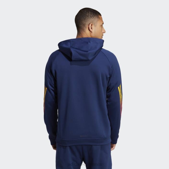 Adidas Tren icons 3 dungi hanorac albastru închis bărbați albastru inchis 2JBN5377