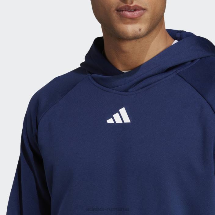 Adidas Tren icons 3 dungi hanorac albastru închis bărbați albastru inchis 2JBN5377