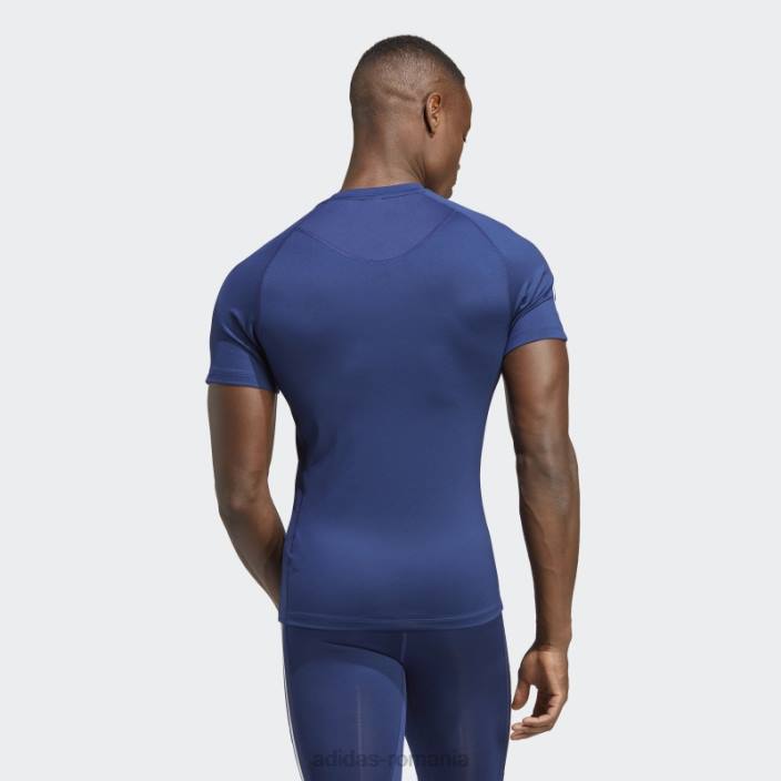 Adidas Tricou de antrenament techfit cu 3 dungi albastru închis bărbați albastru inchis 2JBN13412