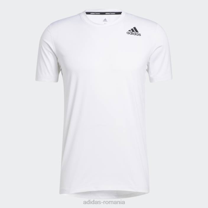 Adidas Tricou techfit alb bărbați alb 2JBN5587