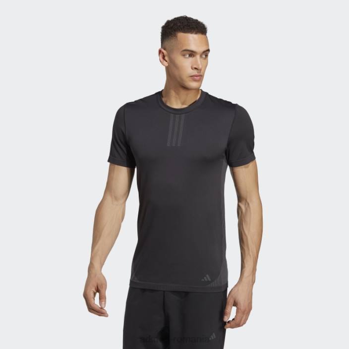 Adidas aeroknit yoga base tricou de antrenament negru adidas bărbați negru/carbon 2JBN14004