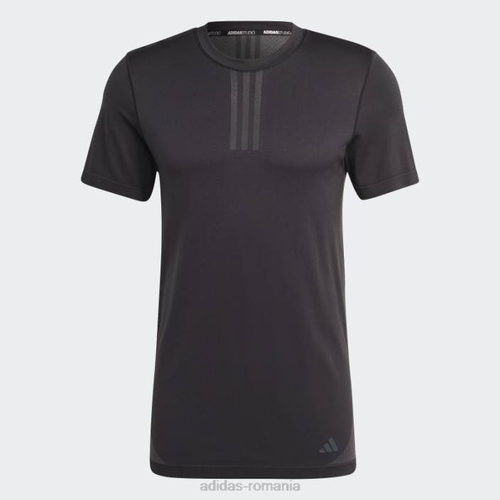 Adidas aeroknit yoga base tricou de antrenament negru adidas bărbați negru/carbon 2JBN14004