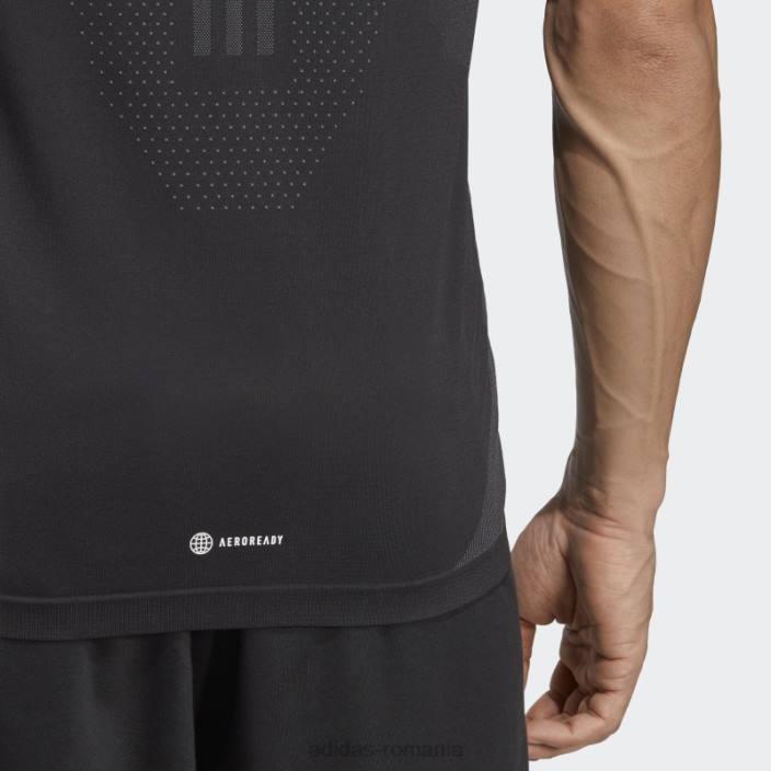 Adidas aeroknit yoga base tricou de antrenament negru adidas bărbați negru/carbon 2JBN14004