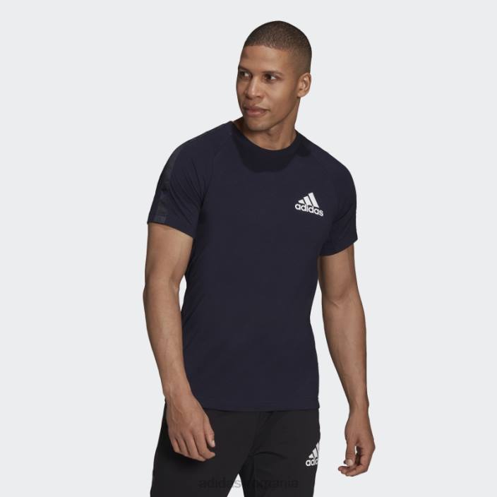 Adidas aeroready conceput pentru a muta sport motion logo tricou cerneală adidas bărbați cerneală/alb 2JBN14568