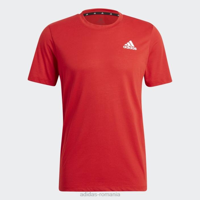 Adidas aeroready conceput pentru a muta sport tee stacojiu bărbați stacojiu/alb 2JBN1585