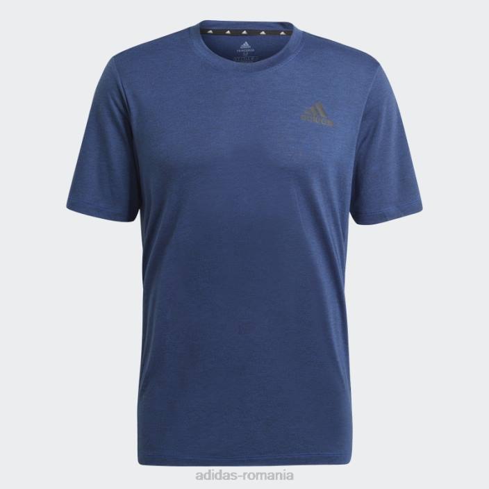 Adidas aeroready conceput pentru a se mișca tricou sport negru albastru regal mel adidas bărbați albastru regal mel/negru 2JBN1614