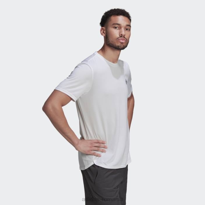 Adidas aeroready conceput pentru mișcare tee alb bărbați alb 2JBN5137