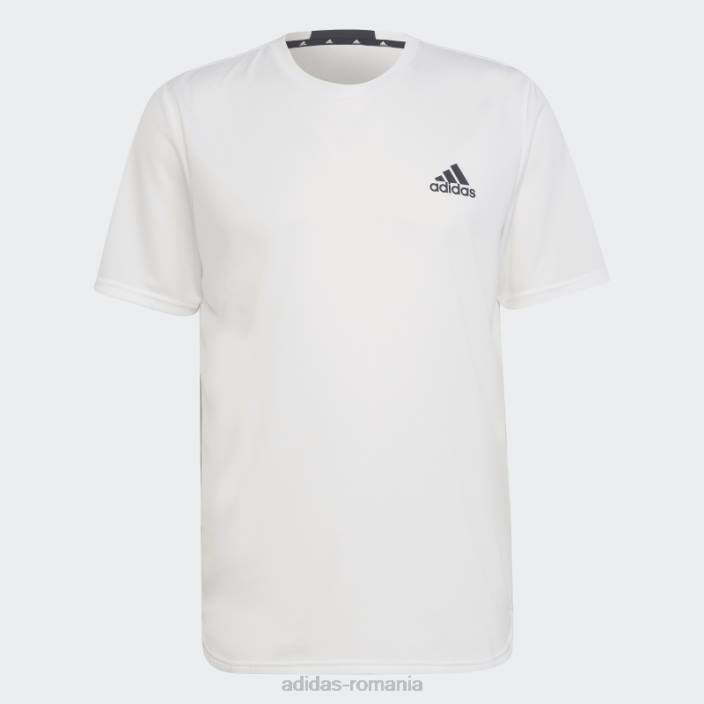 Adidas aeroready conceput pentru mișcare tee alb bărbați alb 2JBN5137