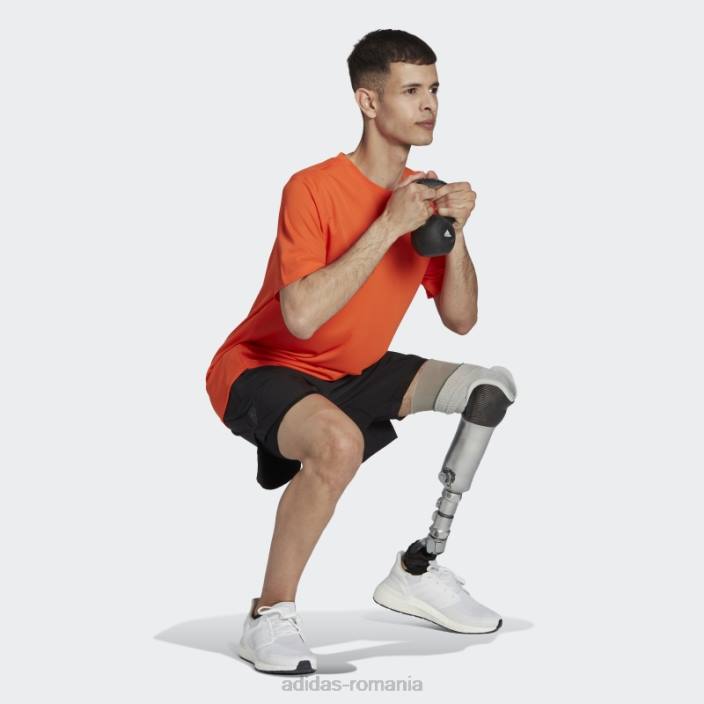 Adidas aeroready conceput pentru mișcare tricou portocaliu adidas bărbați portocale 2JBN14952