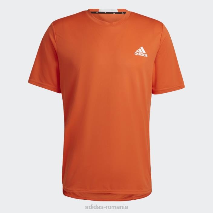 Adidas aeroready conceput pentru mișcare tricou portocaliu adidas bărbați portocale 2JBN14952