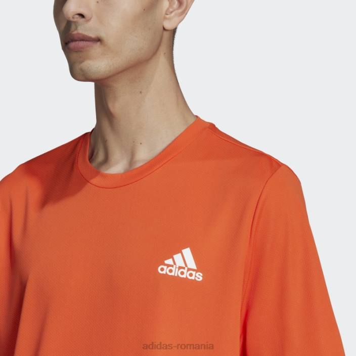 Adidas aeroready conceput pentru mișcare tricou portocaliu adidas bărbați portocale 2JBN14952