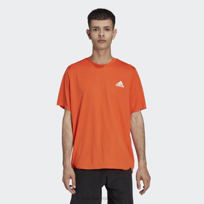 Adidas aeroready conceput pentru mișcare tricou portocaliu bărbați portocale 2JBN6841