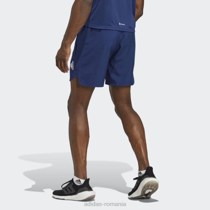 Adidas aeroready conceput pentru pantaloni scurți de mișcare albastru închis bărbați albastru închis/alb 2JBN5071