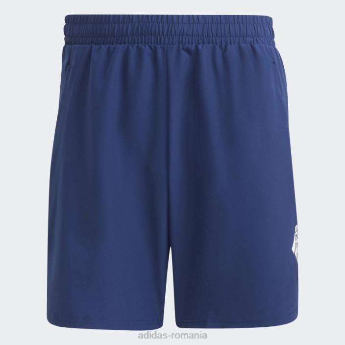 Adidas aeroready conceput pentru pantaloni scurți de mișcare albastru închis bărbați albastru închis/alb 2JBN5071