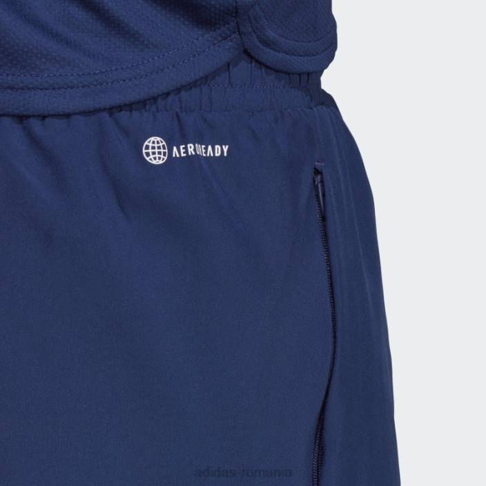 Adidas aeroready conceput pentru pantaloni scurți de mișcare albastru închis bărbați albastru închis/alb 2JBN5071