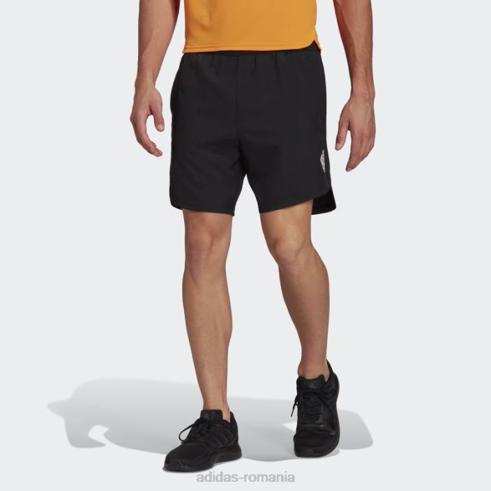 Adidas aeroready conceput pentru pantaloni scurți de mișcare negru adidas bărbați negru 2JBN1008