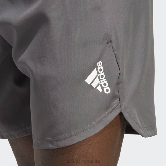Adidas aeroready gri conceput pentru pantaloni scurți de mișcare bărbați gri/alb 2JBN5045