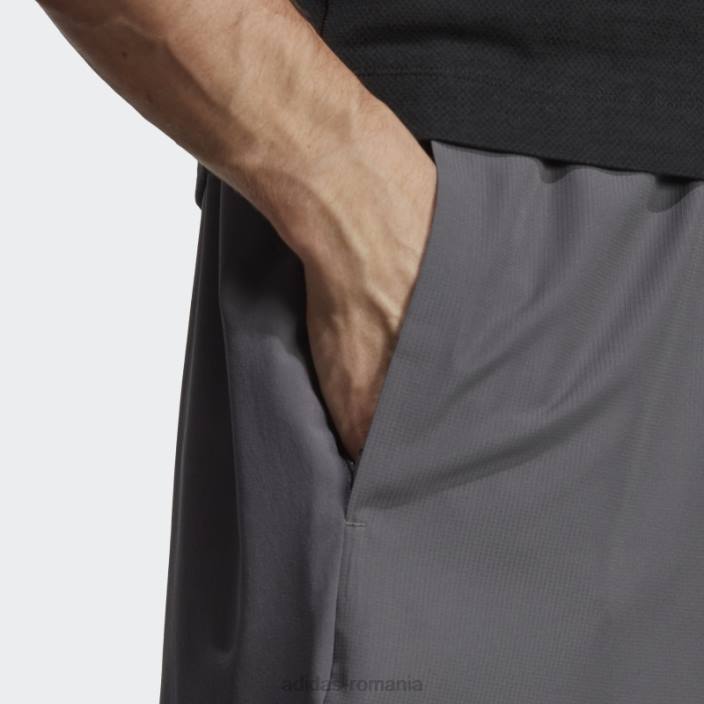 Adidas aeroready gri proiectat pentru pantaloni de antrenament de mișcare adidas bărbați gri/negru 2JBN5727
