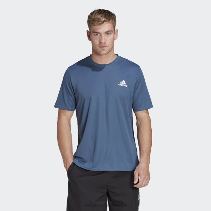 Adidas aeroready proiectat pentru oțel tee de mișcare bărbați oţel 2JBN5870